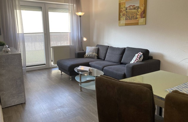 The "Seepferdchen" in Haus Meeresglück, close to the beach and central!