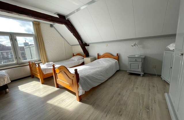 The spacious living area and three bedrooms provide ample space for your group.