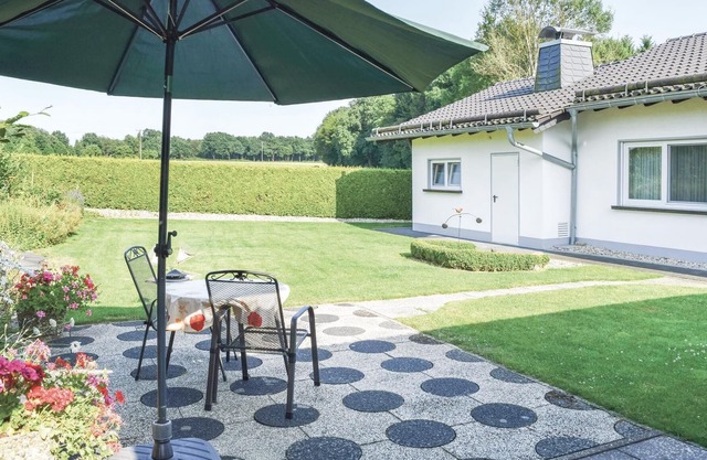 The vacation property is the last house on a quiet street in the small resort of Rott in the Westerw
