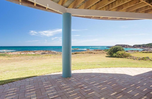 The Whale Watcher waterfront unit with stunning views level access