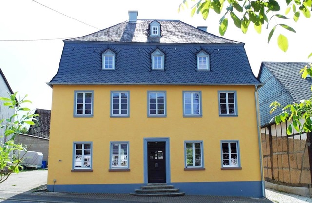 The yellow vacation home