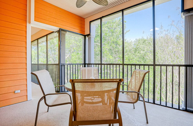 Third Floor Condo w/Balcony, Shared Pools, Sauna, and Tennis Court