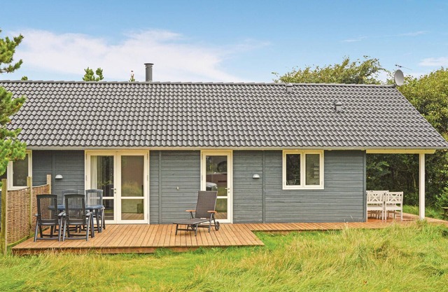 This beautiful vacation home is located in Grærup.