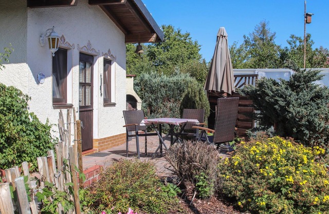 This bungalow is located in the friendly village of Thierstein in the Fichtelgebirge Nature Park.