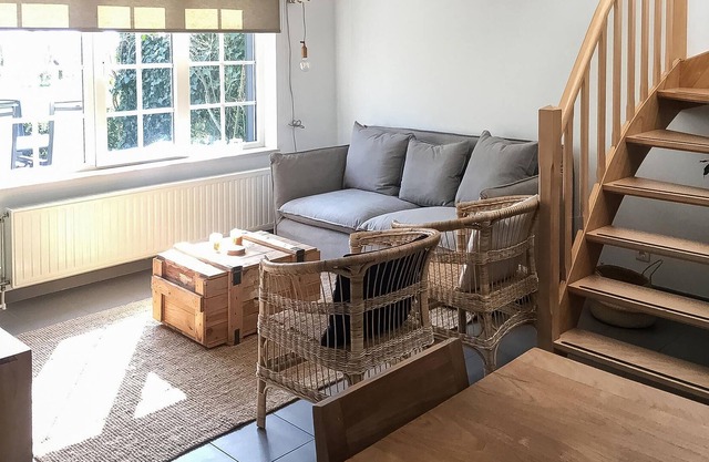 This cozy cottage is located on a plot of 13000 square meters.