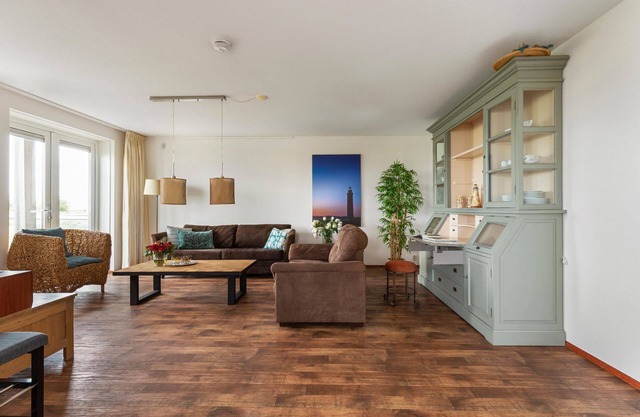 This luxurious 4-pers. apartment with unique sea view located at Cape Helius holiday park.