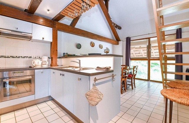 This recently renovated house half opens onto a courtyard that you share with the owner.