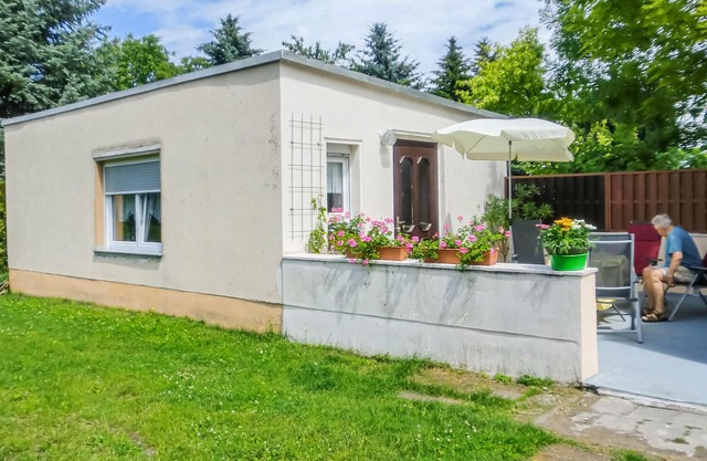 This simple bungalow in Schneidlingen can accommodate up to 3 people.