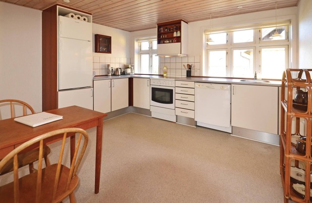 This vacation home is centrally located in the village of Venø with a view of Venø harbor.