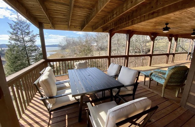 Three cabin levels of lake front relaxation close to all main East TN activities