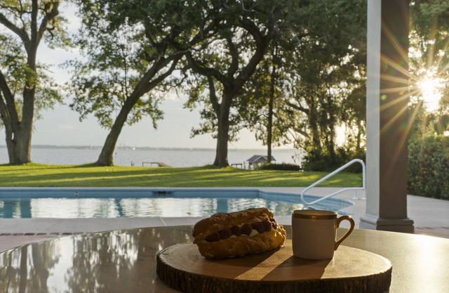 Three Oaks Manor Pool Riverfront Weddings/Events