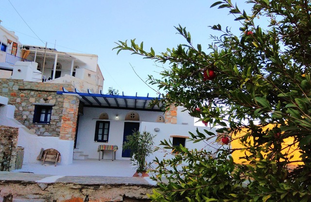 Tinos traditional rural house in an authentic village