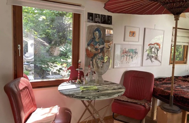 Tiny house in an original construction trailer