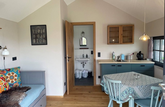 Tinyhouse with terrace and garden view, 25sqm