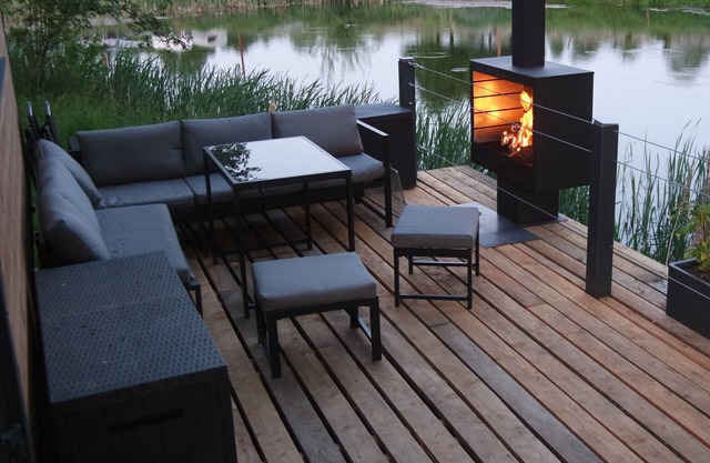 TinyHousebeiDresden – klein, aber fein, beste Lage mit großer Terrasse direkt am Naturteich - Nähe Sächsische Schweiz