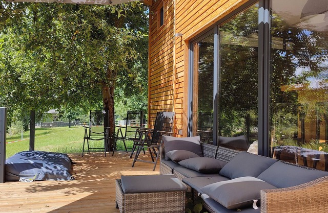 TinyHousebeiDresden unser größtes winziges Häuschen für bis zu 7 Personen, Kaminofen, große Terrasse - Nähe Sächsische Schweiz