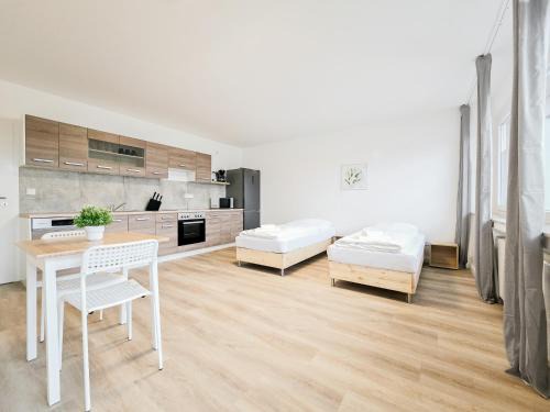 Tolstov Apartments - Studio Apartment with Balcony - 25 Min Messe DUS