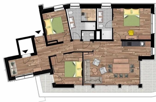 Top 19 Penthouse with sauna - Wildbach Lodge Dienten