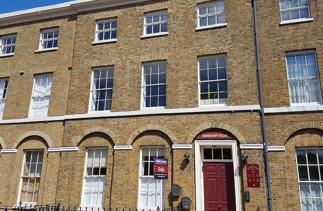 Top floor apartment in historic City of Rochester.