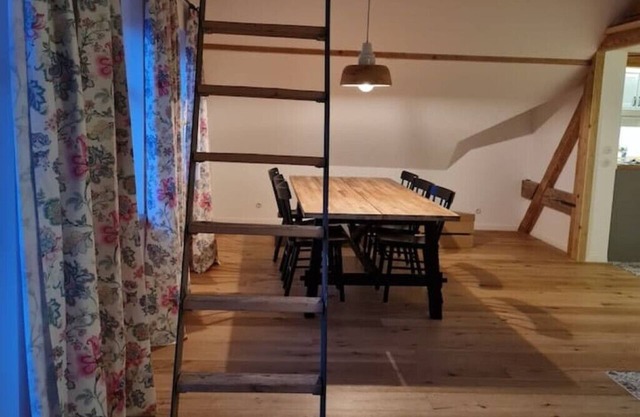 Top floor with sauna and gallery