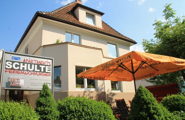 Top location at the spa gardens Bad Salzuflen, modern and cozy