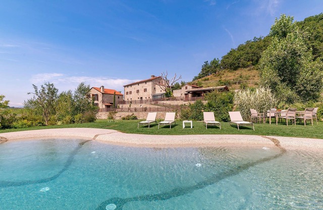 Torre delle Rose is a wonderful vacation villa created by the careful renovation of a farmhouse in a
