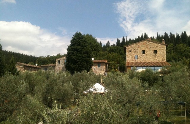total relaxation amid the panoramic olive groves near Florence