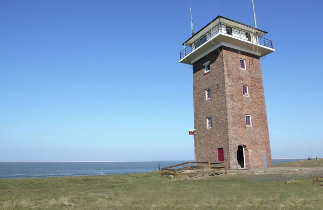 Tower in Huisduinen near Marsdiep Beach