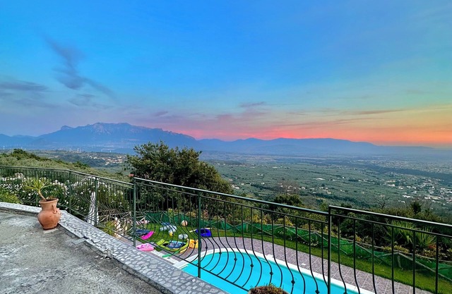 Tranquil 4-Bedroom Hillside Villa with Pool & Stunning Views in Campania