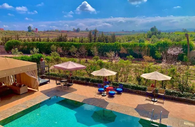 Tranquil Atlas Escape with a heated pool