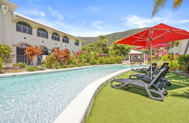 Tropical Escape at Mango Lagoon Resort – Spacious 2-Bedroom Apartment with Pools, Palm Cove Charm, and Easy Esplanade Access