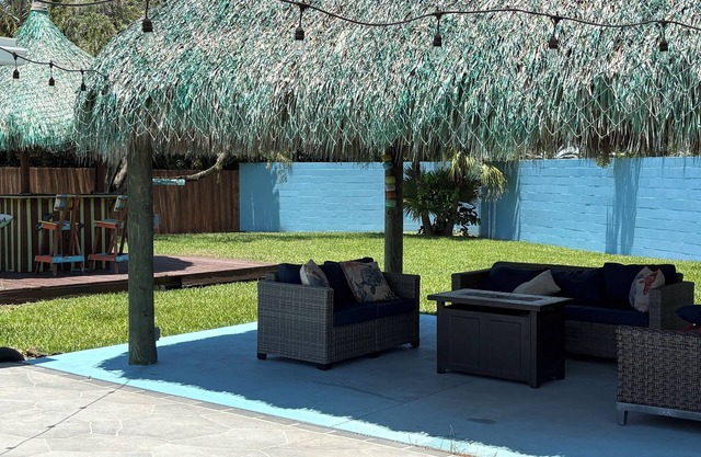 Tropical Paradise Beachside 3 bedroom 2.5 bath pool home with large backyard