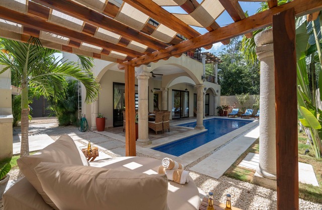 Tulum Stunning Villa-Private Pool-Cabana-Terraces-4 Bedrooms-5 Beds