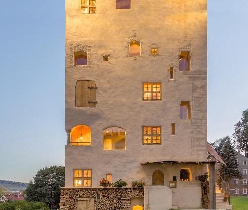 Turm zu Schloss Schedling