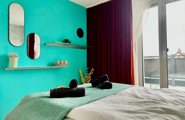 Turquoise Suite - Terrace - free parking - WiFi