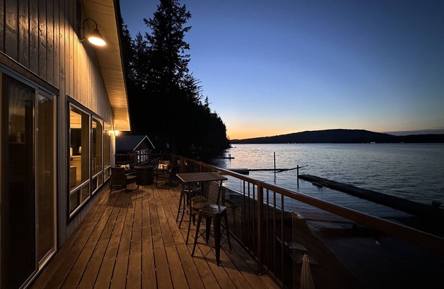TWENTY STEPS to the SANDY BEACH! Stunning Lake Whatcom WATERFRONT Home