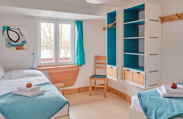 Twin Room 4 - turquoise - Holiday on the organic farm
