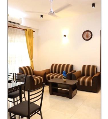 Two Bed Roomed, Fully Furnished & Air Conditioned Apartment with Sea View for Rent at Beach Road, Mount Lavinia