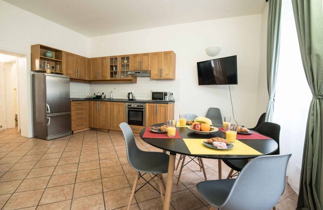 Two bedroom apartment in the first floor with bathroom and kitchen