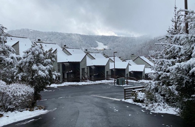 Two bedroom mountain condo, 2 minutes from ski resort, pool and clubhouse onsite !