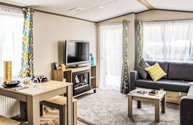 Two bedroom, spacious caravan.