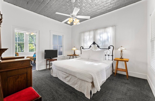 Two Bedrooms with One King and One Full Bed, microwave and mini fridge