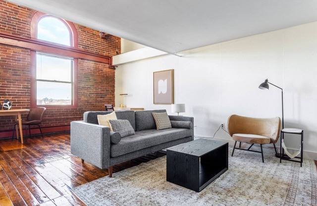 Two-level South End Loft w/Pool, Art Gallery, Steps to T by Blueground