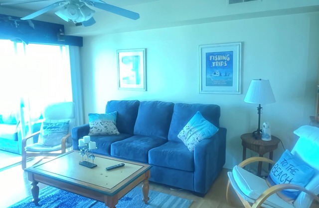 Two miles from the beach in a family-friendly condo!