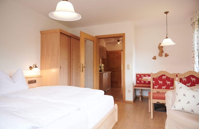 Two-room apartment 51sqm, large corner balcony with a view of the mountains
