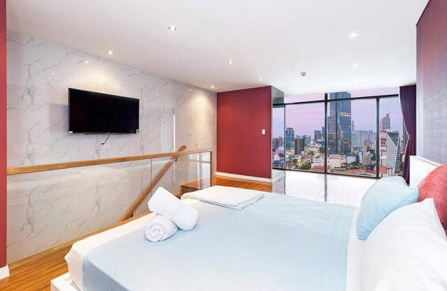 Two storey Penthouse with cozy-painted colour