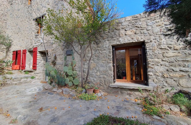 Typical Catalan village house in Eus one of the "plus beaux villages" in France