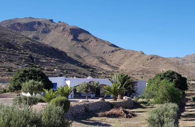 Typical countryside house&terrace with panoramic village view on private land