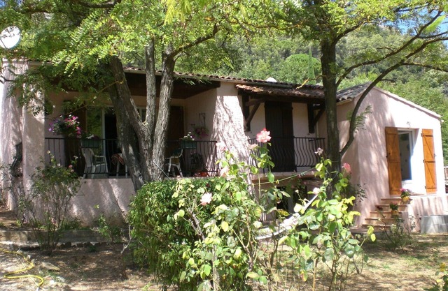 Typical house with large garden and swimming pool