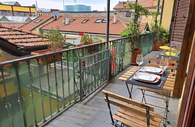 Typical "old Milan" house in Tortona District